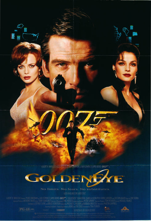 goldeneye 1995 one sheet poster folded